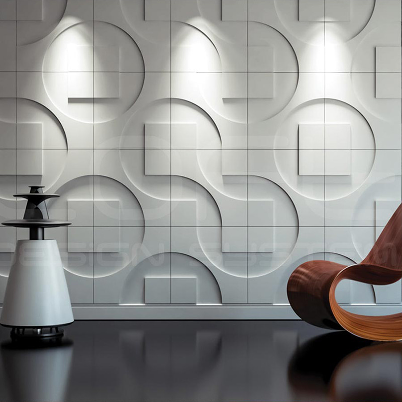 Panel Dinding 3d Pared Wallpaper Pelapis Dinding untuk Dekorasi Rumah Panel Dalam Ruangan De Pvc Vila Geometris Modern