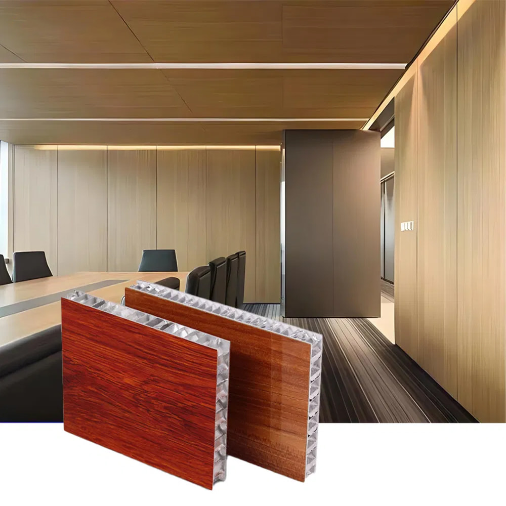Panel Honeycomb Aluminium 18mm untuk Lemari dan Pintu Dapur Pabrik Panel Honeycomb Aluminium