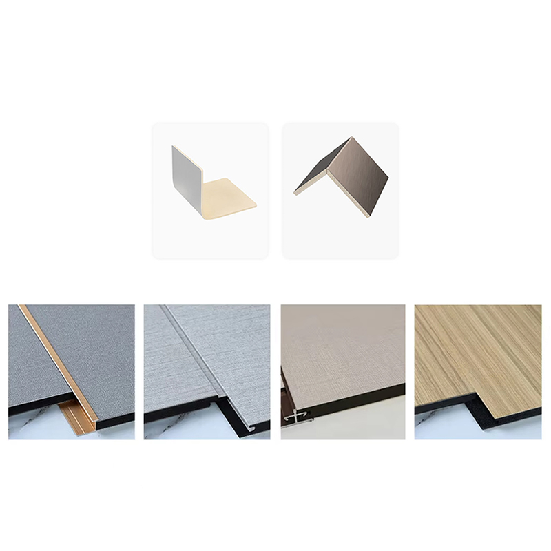 Lembaran Kristal Karbon PVC Ringan Kepadatan Tinggi Anti Gores Tebal 5mm-8mm untuk Dekorasi Kamar Mandi Hotel Komersial Panel Dinding Tahan Lama Kelas B1 Tahan Api