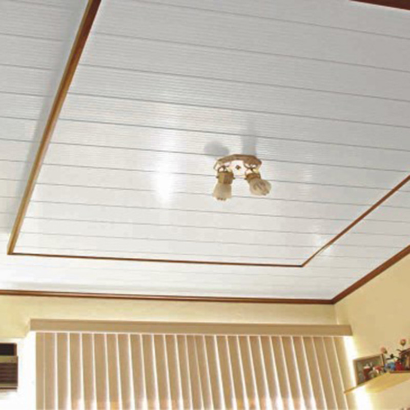 Panel Dinding Terintegrasi Serat Kayu Bambu Ramah Lingkungan 600X9Mm PVC WPC Desain Interior Modern Serbaguna Tahan Lama Pemasangan Mudah