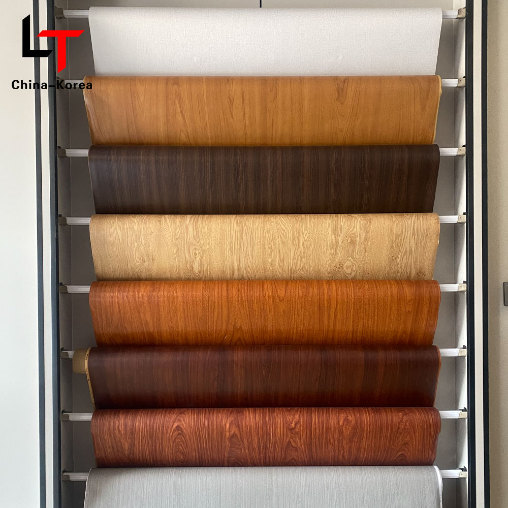 Film Transfer Panas Laminasi Cetak 3D 5D Film Dekorasi Furnitur PVC Foil Tekan Vakum untuk Panel Dinding Pintu Papan UV WPC