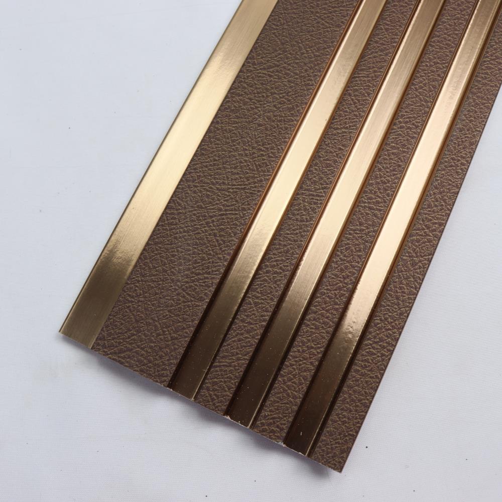 Pabrik Dalam Ruangan Panel De Dikupas PS Panel Dinding Wallpaper Pelapis Dinding Wallpaper Lainnya 30Cm Ps Busa Panel Dinding Ps Cetakan Coklat