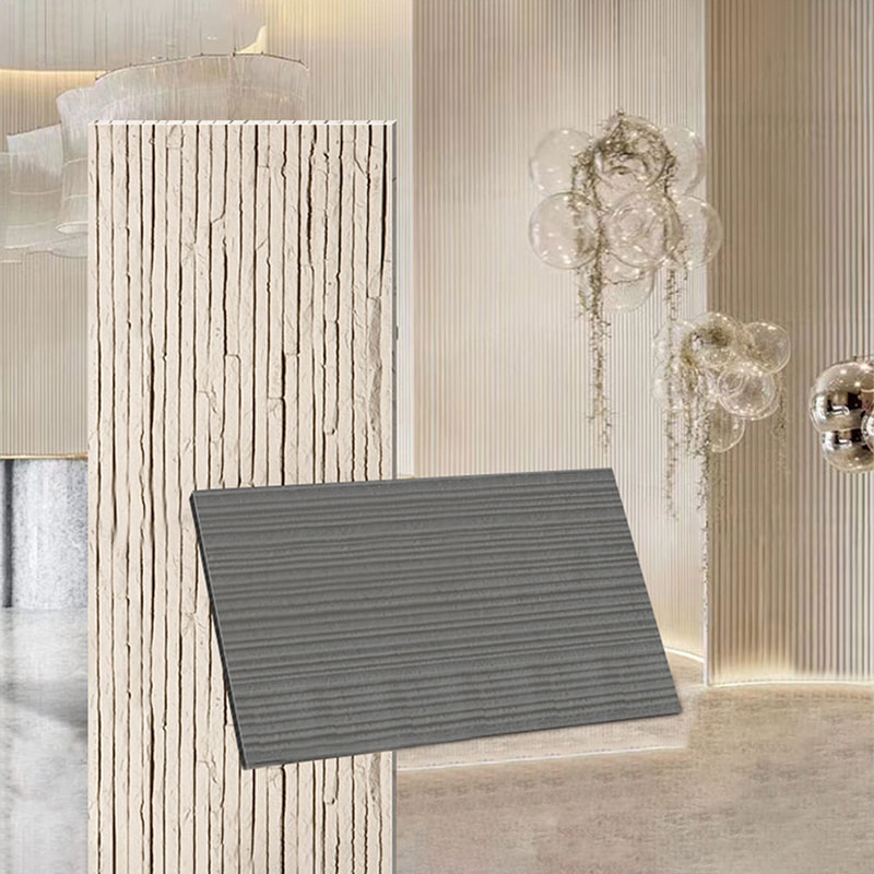 Desain Modern Panel Dinding Ringan Tahan Api Bahan Baru Pelapis Batu Lembut Ubin MCM Fleksibel Penutup Dinding Batu Linier